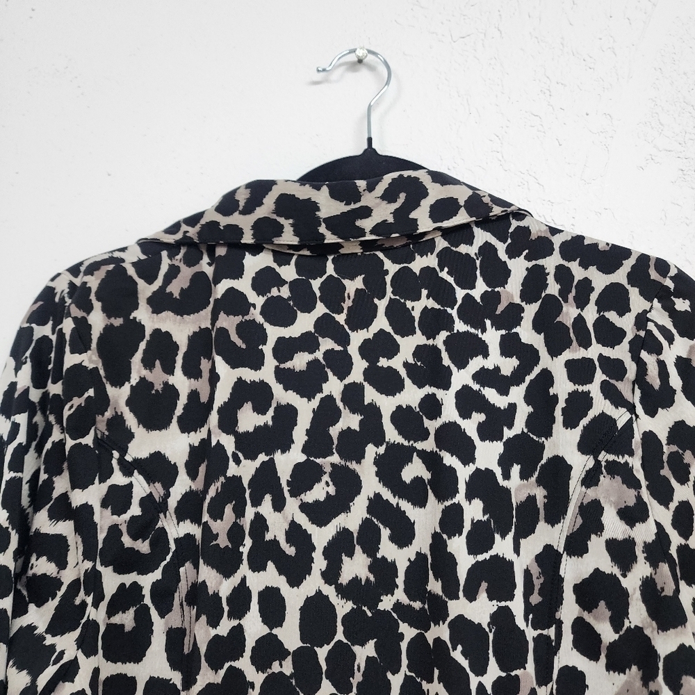 INC 3/4 Sleeve Animal Print Blouse Top XL - Picture 14 of 15